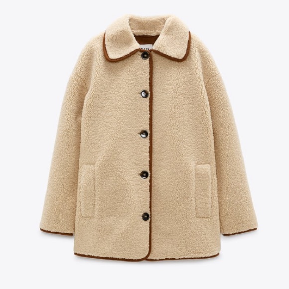 Zara Jackets & Blazers - Host Pick! 🥳🤩 ZARA Fleece Coat 🧥